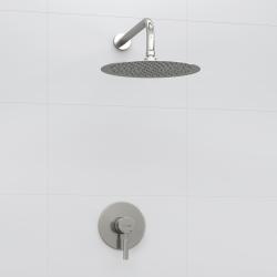 Душевая система WasserKRAFT, встраиваемая, цвет хром, комплект: однорычажный смеситель/тропический душ (с верхней лейкой), скрытого монтажа Душевая система WasserKRAFT, встраиваемая, цвет хром, комплект: однорычажный смеситель/тропический душ (с верхней лейкой), скрытого монтажа