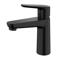 Смеситель для раковины/умывальника Raglo R31.10.06 однорычажный, неповоротный, фиксированный, излив длина 117 мм высота 99 мм латунь, цвет черный