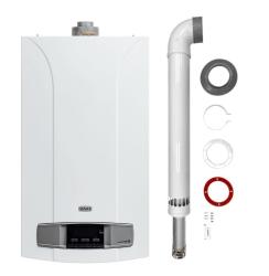 Котел газовый Baxi LUNA-3 1.310 Fi NEW (310 кв. м) 31 кВт мощность, одноконтурный, настенный, с закрытой камерой сгорания, с приводом трехходового клапана и датчиком температуры бойлера в комплекте