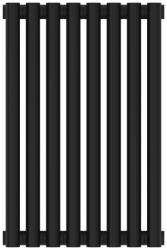 Радиатор отопления Сунержа Эстет-11 500х360 8 секций, цвет матовый чёрный, универсальное подключение, нержавеющая сталь, трубчатый