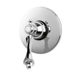 Смеситель для душа Cezares Margot, встраиваемый, однорычажный, без излива, керамический, латунь, внутренний (скрытый монтаж), цвет хром