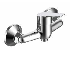 Смеситель для душа Voda Wave однорычажный, настенный, латунь, без излива, керамический, цвет хром