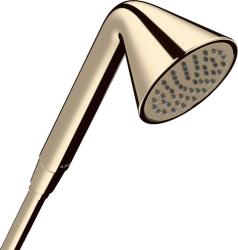 Лейка душевая Axor Showers/Front 85 1jet, настенная, круглая, с 1 режимом, латунная, цвет полированный никель, ручная, для душа/ванной