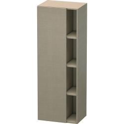 Пенал Duravit DuraStyle, 50x36x140 см, подвесной, (левый), с дверцей, с закрытыми/открытыми полками, цвет: лен, в ванную комнату