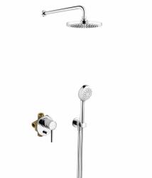 Комплект для ванны/душа KLUDI BOZZ душевой комплект, керамический, хром, 7 в 1 внутренний (скрытый монтаж) 386300576
