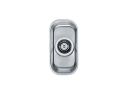 Мойка кухонная ALVEUS VARIANT 110 SAT 42х34х17,5 см, слив 90, врезная под столешницу, нержавеющая сталь, прямоугольная, цвет нержавеющая сталь (SAT), без отверстия под смеситель