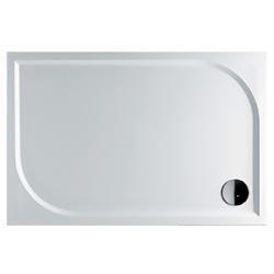 Душевой поддон Riho Kolping DB34, 120х90 см, прямоугольный, пристенный, искусственный мрамор, низкий, цвет: белый, с антискользящим покрытием, с бортиком