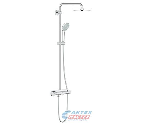 Душевая система Grohe Euphoria 210 с термостатическим смесителем без излива с полочкой хром 26363000