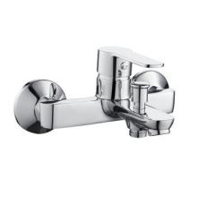 Смеситель для ванны/душа Voda Divay однорычажный, настенный, неповоротный, керамический картридж, длина излива 100 мм, латунь, цвет хром DY54