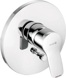 Смеситель для ванны/душа KLUDI PURE&EASY настенный, однорычажный, встраиваемый, без излива, латунь, цвет хром