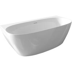 Ванна Riho Omega B2W, 170х80 см, акриловая, цвет- белый, (без гидромассажа), овальная, левосторонняя/правосторонняя, левая/правая, пристенная