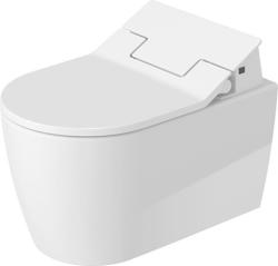 Унитаз Duravit ME by Starck 37х57 см, подвесной, цвет белый, санфарфор, овальный, горизонтальный (прямой) выпуск, под скрытый бачок/инсталляцию, безободковый, для сиденья с душем SensoWash