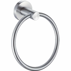 Полотенцедержатель Haiba, настенный, форма кольцо, нержавеющая сталь, для полотенец в ванную/туалет/душевую кабину, цвет сталь