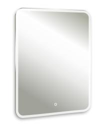 Зеркало Azario Стив, 68,5х91,5 см, с LED/ЛЕД-подсветкой, с диммером, с подогревом, часы, радио, bluetooth, термометр, прямоугольное, выключатель сенсорный, для ванны, навесное/подвесное/настенное