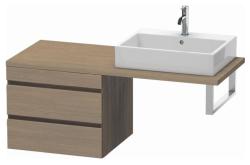 Тумба/шкафчик для консоли/столешницы Duravit DuraStyle под раковину 60х47,8х51,2 см, подвесная, ДСП, цвет: дуб терра, 2 выдвижных ящика, прямоугольная