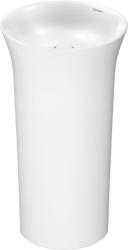 Раковина DURAVIT White Tulip 50х50х90 см, напольная, круглая, санфарфор, цвет белый, без отверстия/площадки под смеситель, слив вертикальный/в пол, без перелива