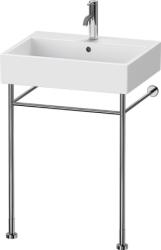 Консоль DURAVIT Vero для раковины 52,5x42,5x78 см, напольная, цвет полированный хром, металлический каркас под раковину, тумба, прямоугольная