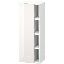Пенал Duravit DuraStyle, 50x36x140 см, подвесной, (левый), с дверцей, с закрытыми/открытыми полками, цвет: белый глянец/белый матовый, в ванную комнату