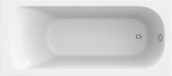 Ванна BAS "Нирвана" 170х75 см пристенная, литьевой акрил, цвет- белый, (без гидромассажа, рамы, сифона, фронтальной панели), прямоугольная