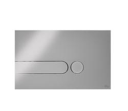 Кнопка смыва OLI I-PLATE, механическая, двойная, пластик, цвет хром глянец, клавиша управления для сливного бачка, инсталляции унитаза, панель, универсальная, размер 240х150 мм