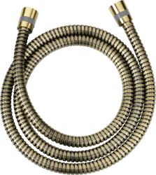Шланг для душа Deante Anti-Twist 150 см, 1/2” и 1/2” , цвет: бронза, для душа/лейки/ванны, в металлической/стальной оплетке, без лейки Шланг для душа Deante Anti-Twist 150 см, 1/2” и 1/2” , цвет: бронза, для душа/лейки/ванны, в металлической/стальной оплетке, без лейки