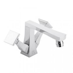 Смеситель для биде Migliore Opera, двухвентильный, неповоротный, длина 133 мм, керамический, латунь, цвет хром