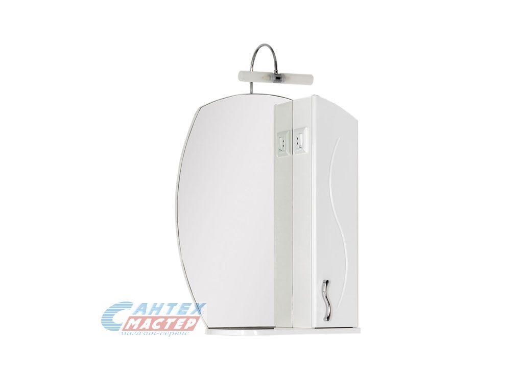 Шкаф зеркальный Aquanet Моника 60 белый