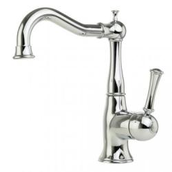 Смеситель для раковины Migliore Dallas, однорычажный, поворотный, длина 165 мм, керамический картридж, латунь, цвет хром