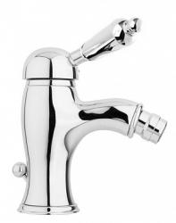 Смеситель для биде Cezares Elite, однорычажный, низкий, длина излива 110 мм, неповоротный, керамический, латунь, цвет хром, с донным клапаном