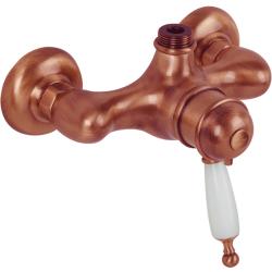 Смеситель для душа Migliore Oxford, настенный, термостатический, без излива, с термостатом, латунь, цвет медь