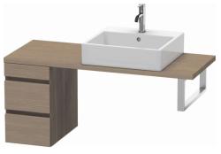 Тумба/шкафчик для консоли/столешницы Duravit DuraStyle под раковину 30х47,8х51,2 см, подвесная, ДСП, цвет: дуб терра, 2 выдвижных ящика, прямоугольная