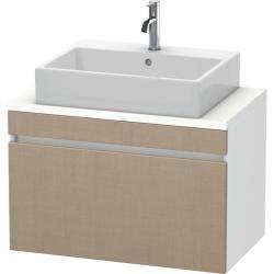 Тумба/шкафчик для консоли/столешницы Duravit DuraStyle под раковину 30х54,8х51,2 см, подвесная, ДСП, цвет: лен/белый матовый, 1 выдвижной ящик, прямоугольная