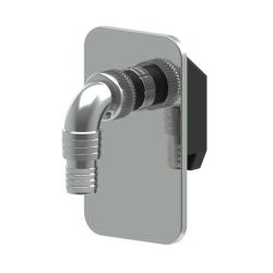 Сифон Unicorn для присоединения стиральной или посудомоечной машины, цвет хром, для скрытого монтажа K110