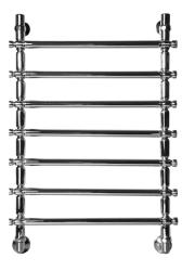 Полотенцесушитель Двин Bubble 3 80/50, водяной (1"-3/4"-1/2" К3  полированный), универсальное подключение, нержавеющая сталь, настенный, форма лесенка, цвет хром, к отоплению и ГВС, для отопления, обогрева в ванной