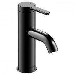 Смеситель для раковины Duravit C.1, однорычажный, фиксированный излив, длина излива 91 см, керамический, латунь, цвет черный матовый, без донного клапана