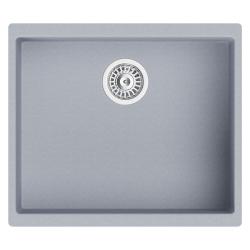 Мойка TopZero серия TopGran, 460х530 см, подстольная, из гранита, прямоугольная, цвет Titan, отверстие под смеситель, слив-перелив, для кухни