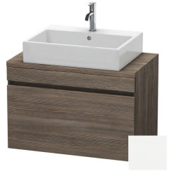 Тумба под раковину для консоли/столешницы Duravit DuraStyle 80х47,8х51,2 см, подвесная, ДСП, цвет: сосна терра/белый матовый, 1 выдвижной ящик, прямоугольная