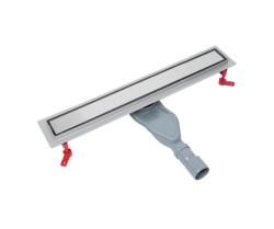 Водоотводящий желоб (Трап) IDDIS Perfex 700 мм с двусторонней решеткой, горизонтальным выпуском и сифоном 360° комбинированный затвор, цвет хром 975B7SB00DZ