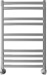 Полотенцесушитель Aquatek Сириус водяной П10 500х800 мм хром, нержавеющая сталь, лесенка, подключение нижнее