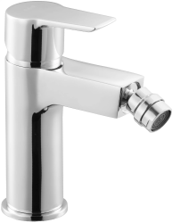 Смеситель для биде Azario ENZO, однорычажный, керамический картридж, поворотный излив, длина 110 мм, латунь, цвет хром, без шланга/лейки