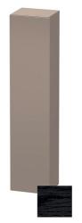 Пенал Duravit DuraStyle, 40x36x180 см, подвесной, (правый), с дверцей, с полкой, со стеклянными полками, цвет: дуб черный/базальт, в ванную комнату