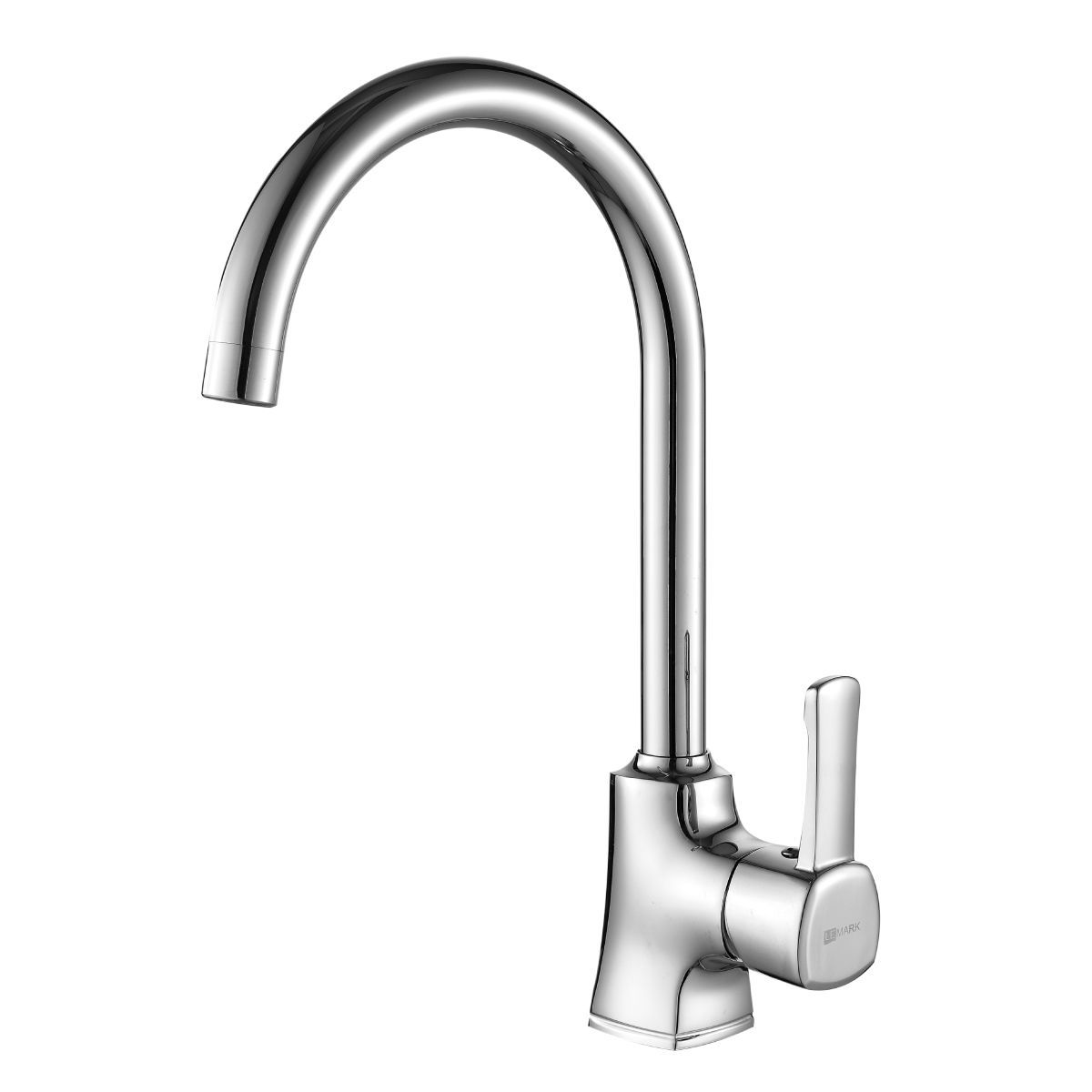 Смеситель для кухни/мойки Lemark Evitta однорычажный, керамический, с поворотным изливом, длина 191 мм, латунь, цвет хром, кухонный, хромированный, вертикальный, однорукий, одноручный, однозахватный, одноручковые, кран, комплект, сантехника