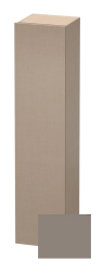 Пенал Duravit DuraStyle, 40x36x180 см, подвесной, (правый), с дверцей, с полкой, со стеклянными полками, цвет: лен/базальт, в ванную комнату