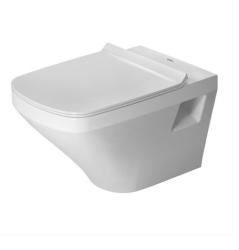 Унитаз Duravit DuraStyle 37х54 см, подвесной, цвет белый, санфарфор, прямоугольный, горизонтальный (в стену) выпуск, под скрытый бачок/инсталляцию, ободковый, без сиденья, для туалета/ванной комнаты