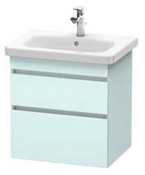 Тумба/шкафчик для консоли/столешницы Duravit DuraStyle под раковину 40х47,8х51,2 см, подвесная, ДСП, цвет: светло-голубой, 2 выдвижных ящика, прямоугольная