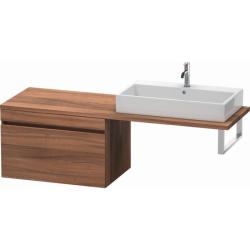 Тумба/шкафчик для консоли/столешницы Duravit DuraStyle под раковину 70х54,8х51,2 см, подвесная, ДСП, цвет: орех, 1 выдвижной ящик, прямоугольная