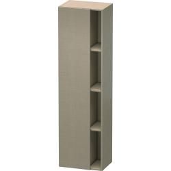 Пенал Duravit DuraStyle, 50x36x180 см, подвесной, (левый), с дверцей, с закрытыми/открытыми полками, цвет: лен, в ванную комнату