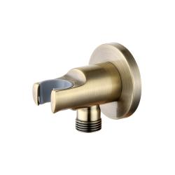 Шланговое подключение Lemark, цвет бронза, с держателем душевой лейки, резьбовое соединение, настенное, для душа/ванной