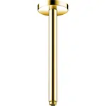 Потолочное подсоединение для верхнего душа Axor ShowerSolutions, удлинение 30 см, цвет: полированное золото, латунный для душа/ванной/душевой кабины, на потолок, кронштейн, наружний монтаж