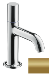 Смеситель для раковины/умывальника Axor Uno 70, для холодной воды, одновентильный, фиксированный излив, длина излива 10 см, керамический, латунь, цвет полированная бронза, без сливного набора